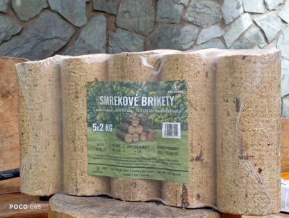 Brikety smrekové  10kg