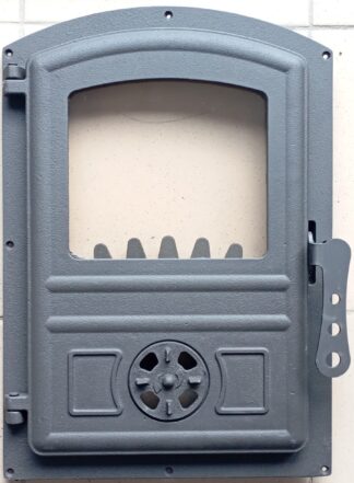 Dvierka liatinové pecové presklené 34x48,5 cm